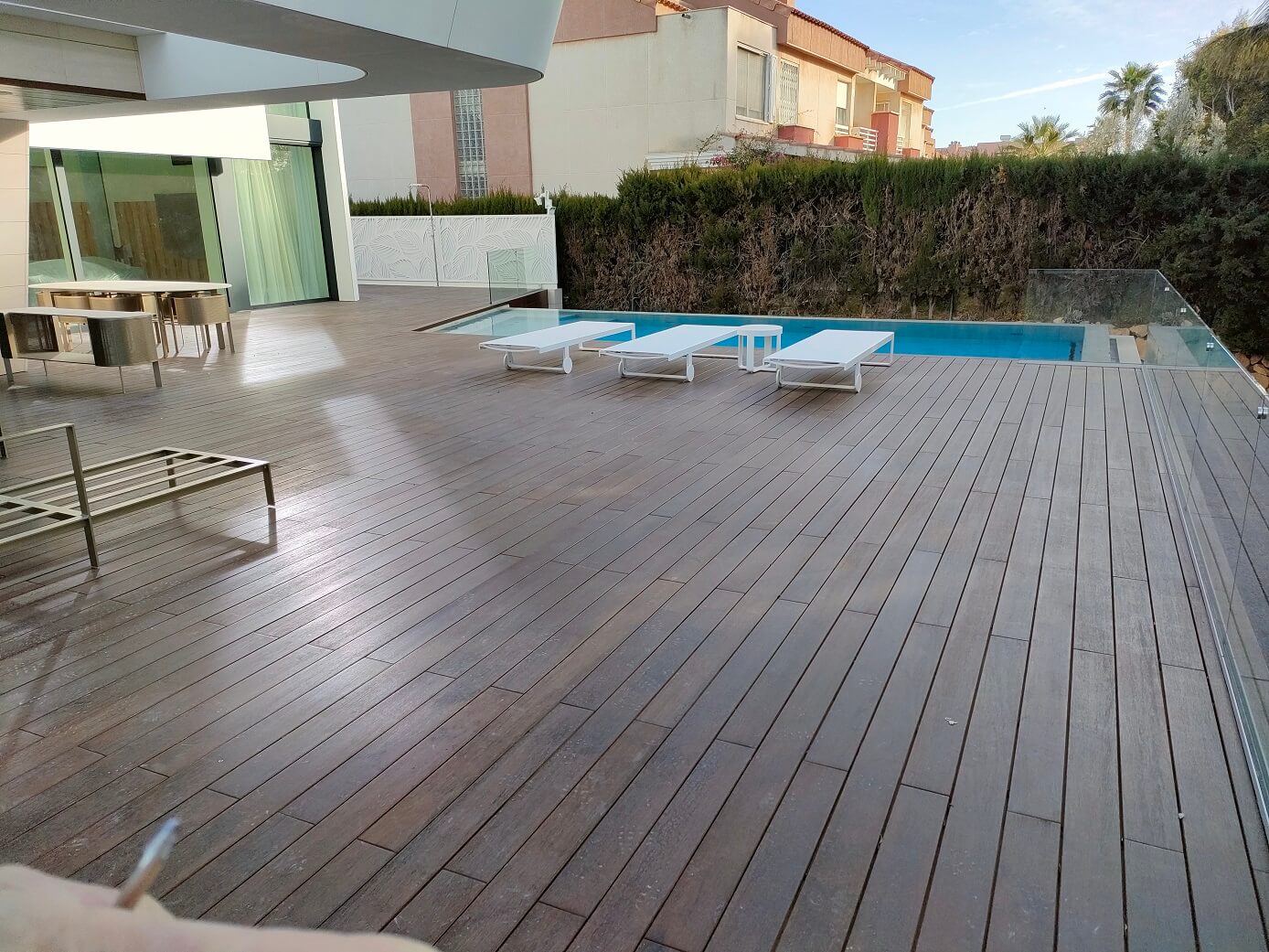 terraza chalet europeo