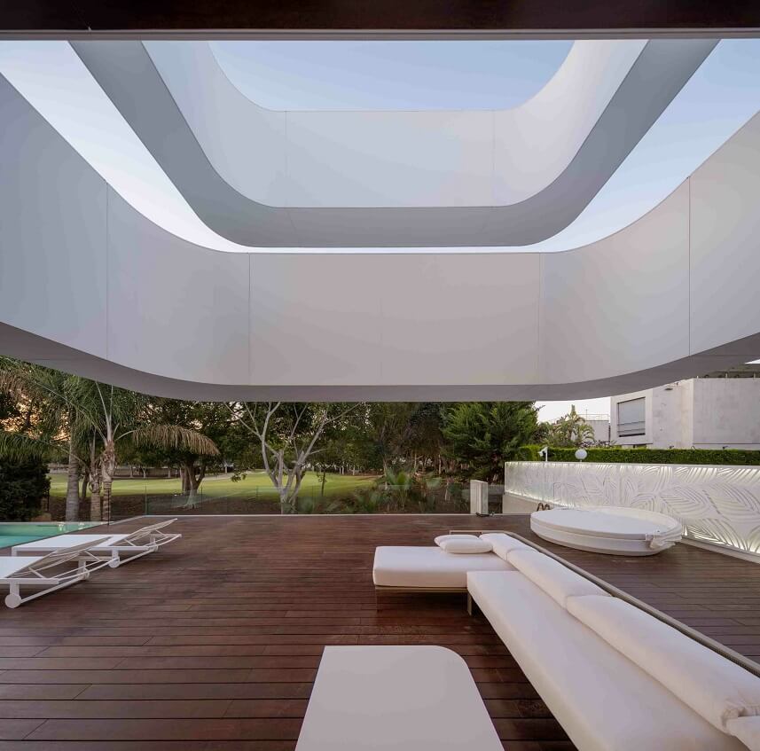 porche villa lujo alicante spacios construccion